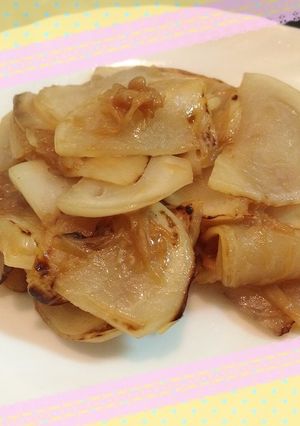 ナメタケとカブの炒め物☆トロットロ!-レシピのメイン写真
