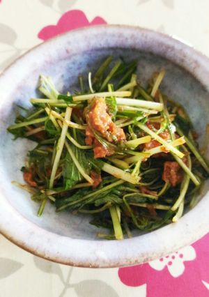 梅肉で水菜！-レシピのメイン写真