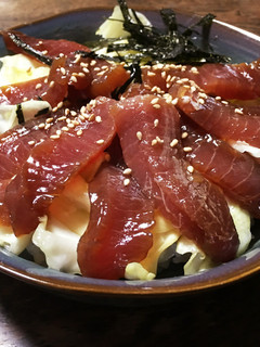 山ワサビとマグロの漬け丼-レシピのメイン写真
