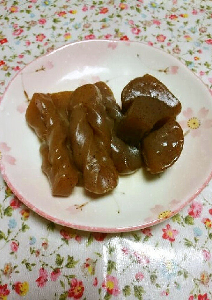 お弁当　作り置きに♪簡単！蒟蒻の含め煮-レシピのメイン写真