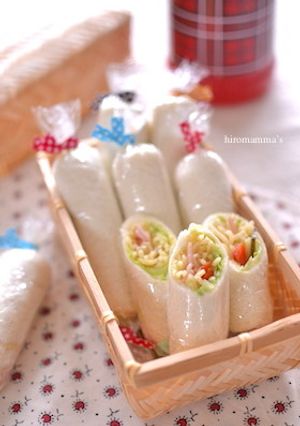 塩焼そばのサラダラップロール-レシピのメイン写真