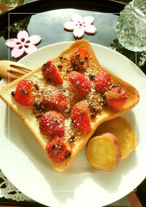 おとな味。CACAO香る苺トースト-レシピのメイン写真