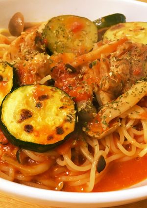 簡単☆トマトきのこパスタ-レシピのメイン写真