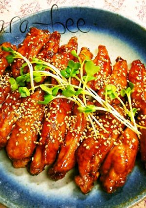 ウマさに悶絶♡ソース照り焼きチキンバー-レシピのメイン写真
