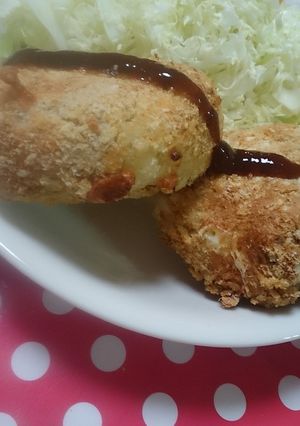 ノンフライヤー肉巻きコロッケ-レシピのメイン写真