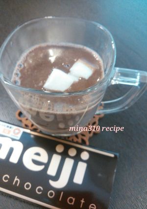 簡単♪お餅入りホットチョコレート-レシピのメイン写真