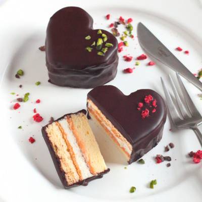 ハートケーキ型 大 ケーキ型 バレンタインケーキ型 スポンジ型 8個