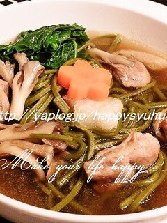 濃い抹茶そばde☆年越し蕎麦-レシピのメイン写真
