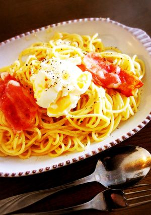 簡単本格カルボナーラ (生クリームなし)-レシピのメイン写真