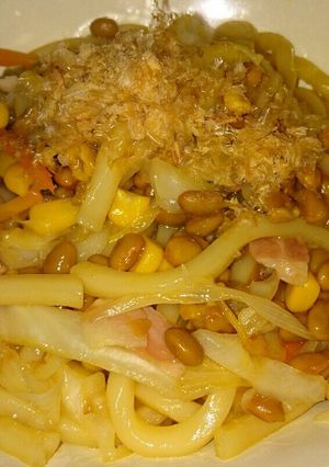 納豆入り☆焼きうどん-レシピのメイン写真