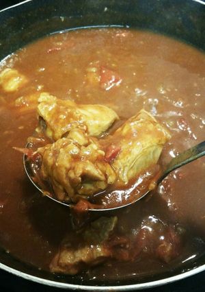 フライパンで無水カレー-レシピのメイン写真