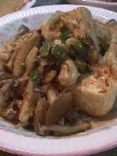 豆腐とシメジのバター・おかか炒め-レシピのメイン写真