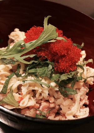 焼き鮭とびこで♪なんちゃってはらこめし-レシピのメイン写真