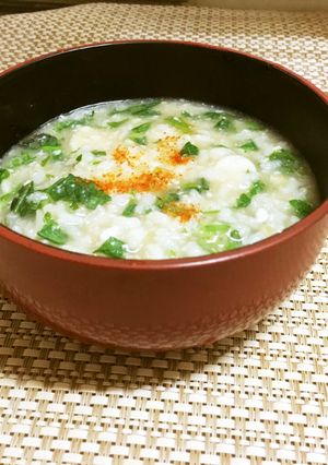 あったかい…♪酒粕入りの七草粥-レシピのメイン写真
