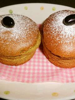 黒豆のふわふわカップケーキ(抹茶&珈琲)-レシピのメイン写真