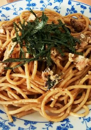 オイルサーディンの海苔パスタ-レシピのメイン写真