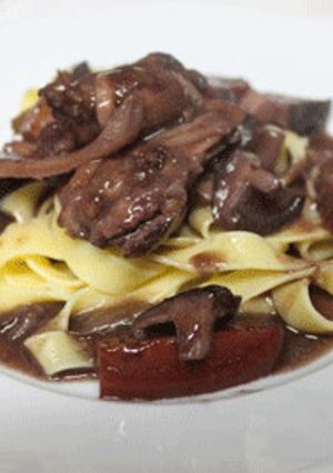 鶏肉の赤ワイン煮混み-レシピのメイン写真