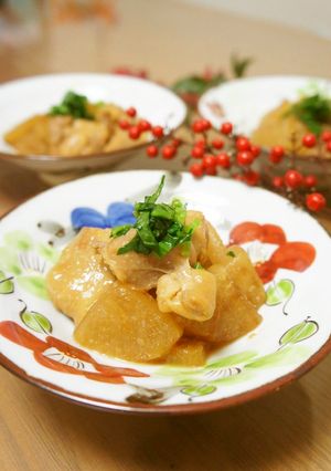 フライパンひとつで＊鶏肉と大根の炒め煮-レシピのメイン写真