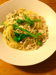 菜の花とささ身のパスタ-レシピのメイン写真