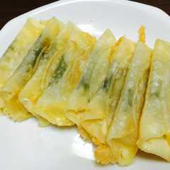 รูปของ ✩餃子の皮の大葉チーズ巻き✩