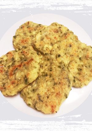 離乳食のつかみ食べに！お豆腐の簡単お焼き-レシピのメイン写真
