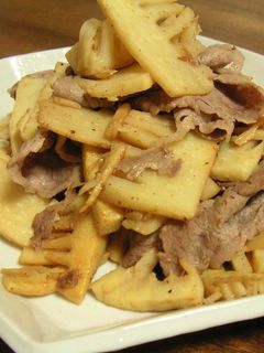 たけのこと牛肉のバターソテー-レシピのメイン写真