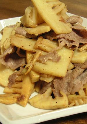 たけのこと牛肉のバターソテー-レシピのメイン写真