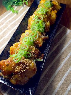 豚コマとれんこんの甘酢焼き-レシピのメイン写真