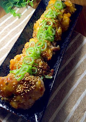 豚コマとれんこんの甘酢焼き-レシピのメイン写真