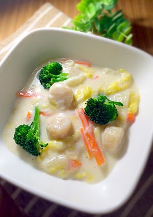 ホタテの中華風クリーム煮-レシピのメイン写真