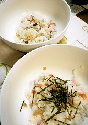 残ったおせちの筑前煮de炊込みご飯♪-レシピのメイン写真