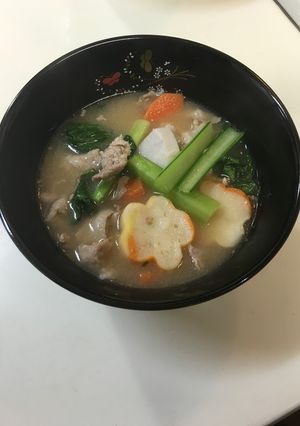 沖縄風アレンジ味噌汁-レシピのメイン写真