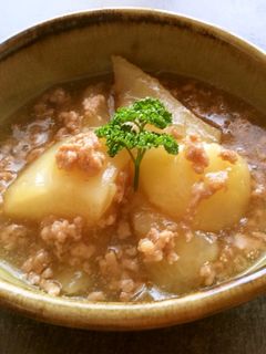 とろけるカブのそぼろ煮-レシピのメイン写真