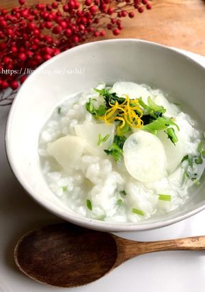 炊飯器で作る!七草粥-レシピのメイン写真