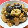 豚バラと百叶結(昆布巻でも)煮込み