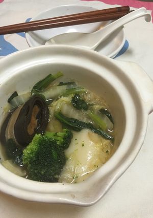 御節料理の昆布巻きと餅☆おでん鍋-レシピのメイン写真