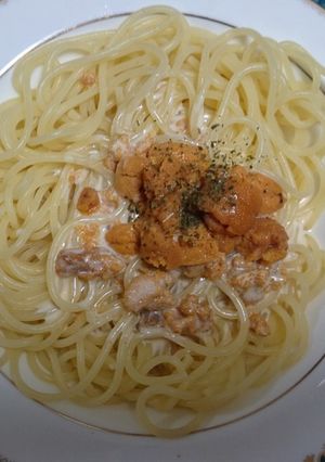 絶対！落とせる！うにの生クリームパスタ-レシピのメイン写真