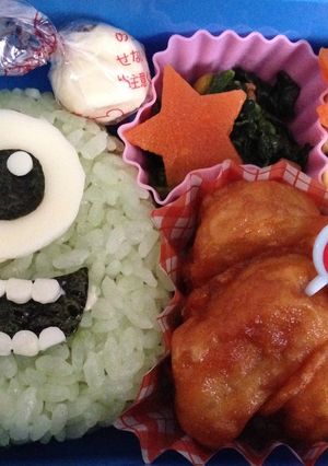 モンスターズインク マイクキャラ弁-レシピのメイン写真