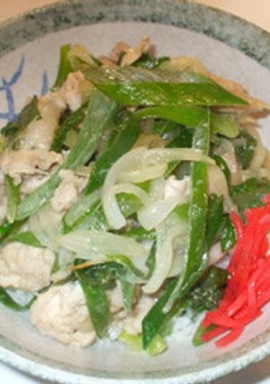 簡単！豚丼♪つゆだく・豚肉玉ねぎ炒め-レシピのメイン写真