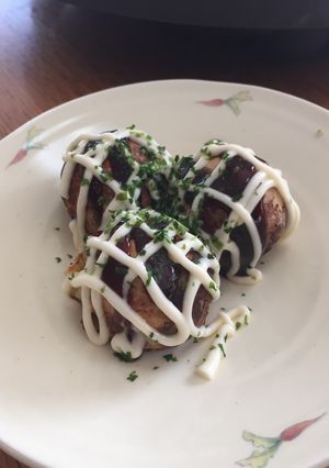 お好み焼き粉で海鮮たこ焼き-レシピのメイン写真