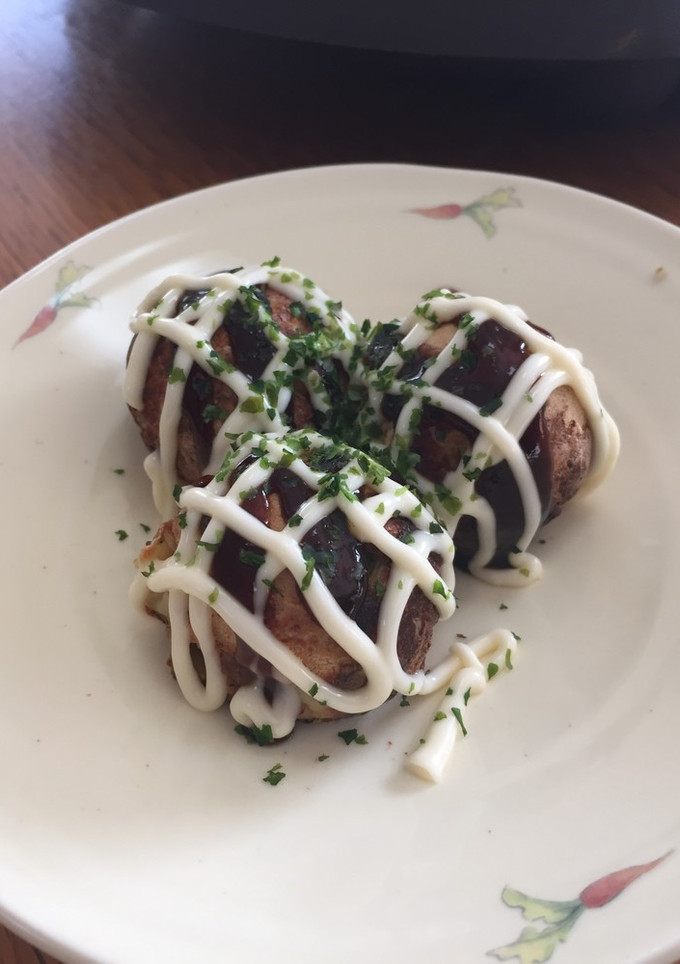 お好み焼き粉で海鮮たこ焼き-レシピのメイン写真