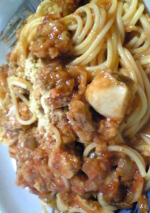 スパイシーなチーズトマトパスタ-レシピのメイン写真