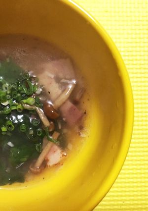 炒めなめこと☆ベーコンのとろみスープ-レシピのメイン写真