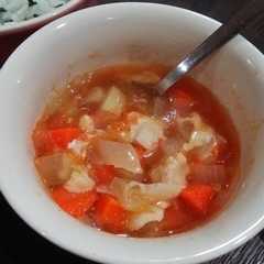 รูปของ 簡単ころころ野菜スープ★朝食に離乳食にも