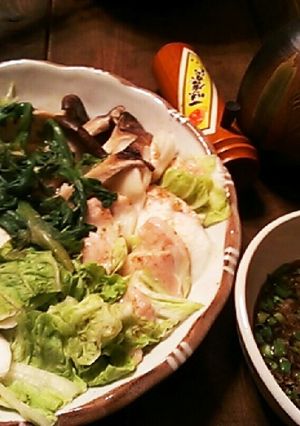 節約！鍋等の残り野菜で、鶏胸肉のちり蒸し-レシピのメイン写真