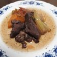Oku-musashi鹿脛肉の赤ワイン煮