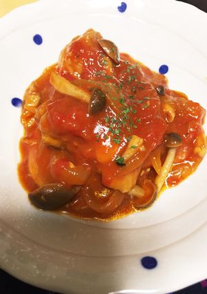 簡単✩鶏肉のトマト煮込み✩-レシピのメイン写真