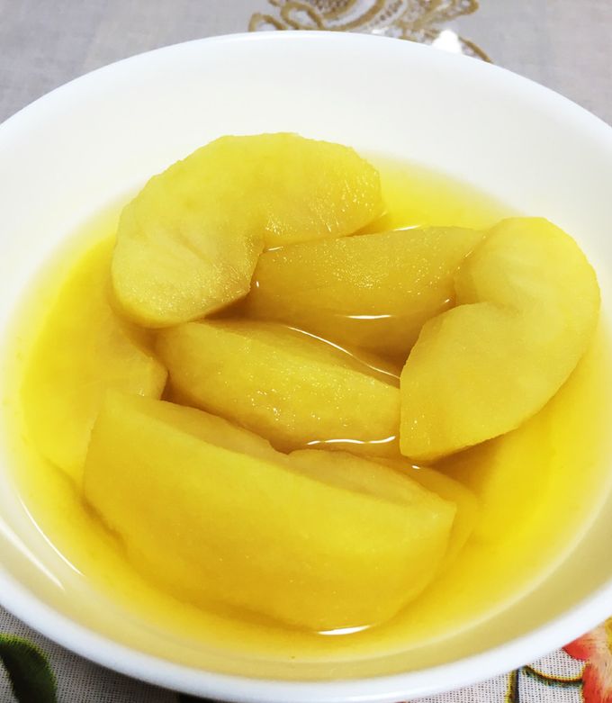 リンゴとミカンの皮で簡単コンポート by 酒好きAKKY 【クックパッド