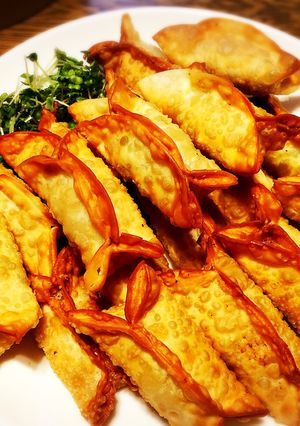 簡単、お豆腐揚げ餃子-レシピのメイン写真