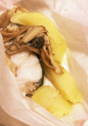 簡単☆タラの紙包み蒸し-レシピのメイン写真